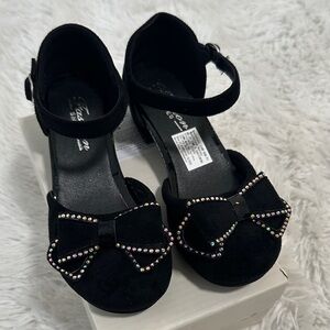 ❤️ NWT Amazon Girl’s Rhinestone Heels Dress Shoes